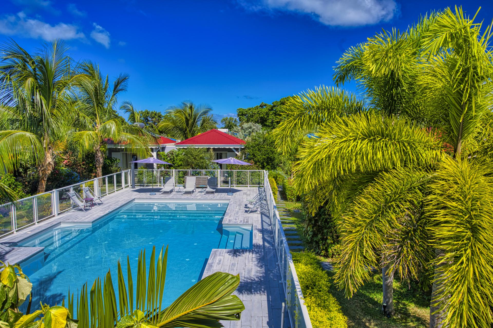 1_Hotel Le Cocotel avec piscine Saint François guadeloupe-Piscine
